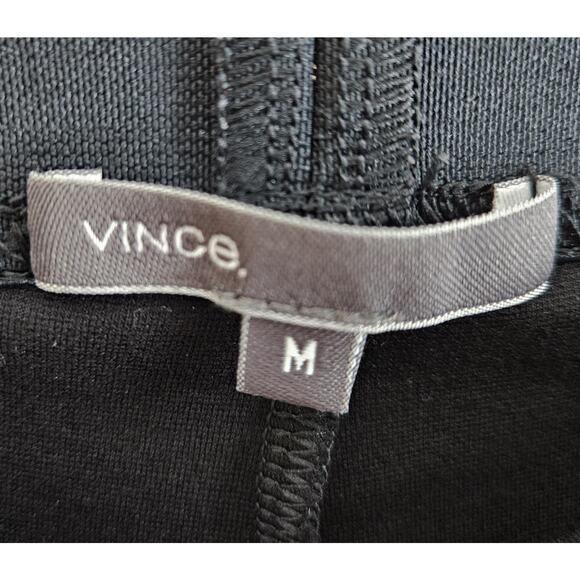 VINCE Women's M Leggings Black Elastic Waist Ankle Viscose Blend USA 27 x 28 - Picture 3 of 7